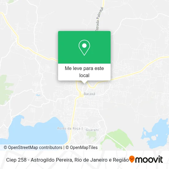 Ciep 258 - Astrogildo Pereira mapa
