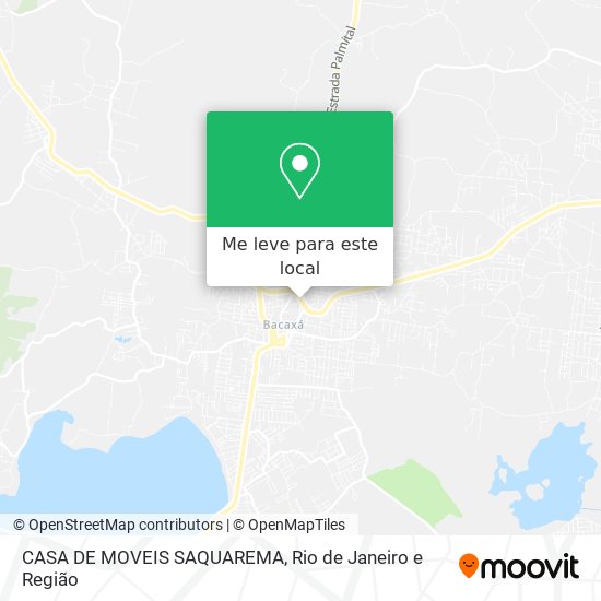 CASA DE MOVEIS SAQUAREMA mapa