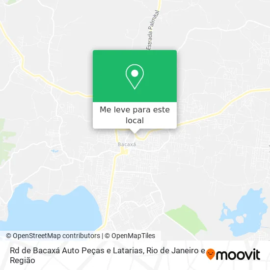 Rd de Bacaxá Auto Peças e Latarias mapa