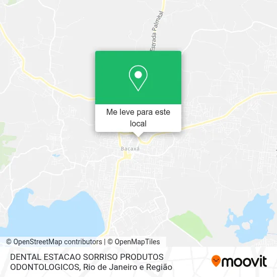 DENTAL ESTACAO SORRISO PRODUTOS ODONTOLOGICOS mapa