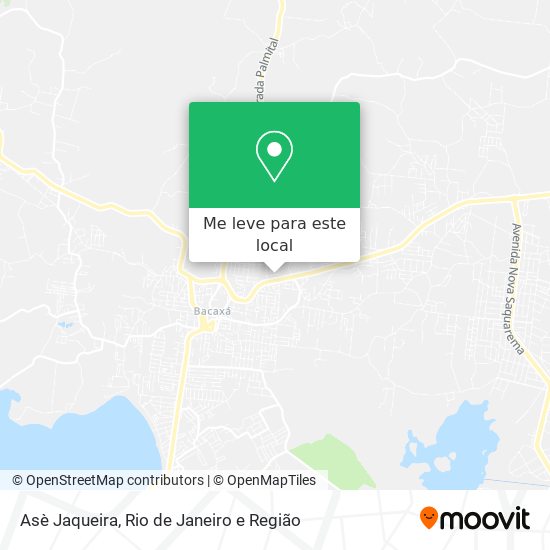 Asè Jaqueira mapa