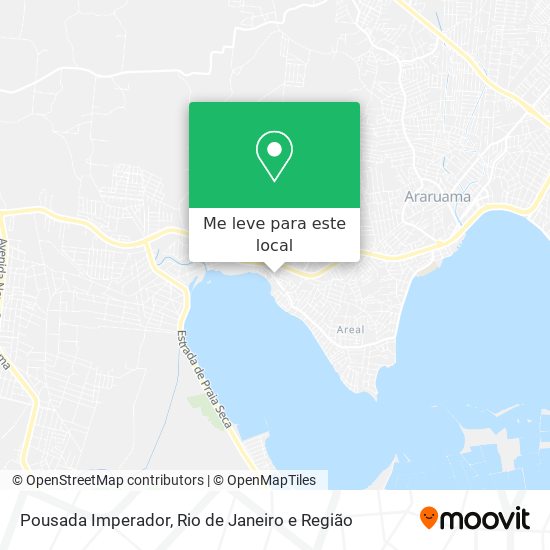 Pousada Imperador mapa
