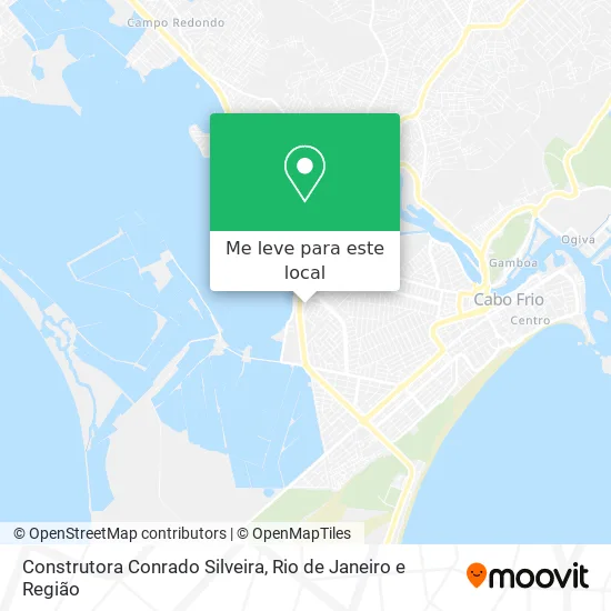 Construtora Conrado Silveira mapa