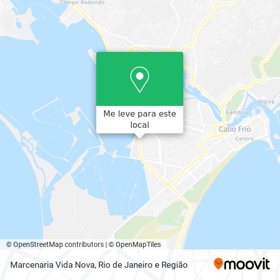 Marcenaria Vida Nova mapa