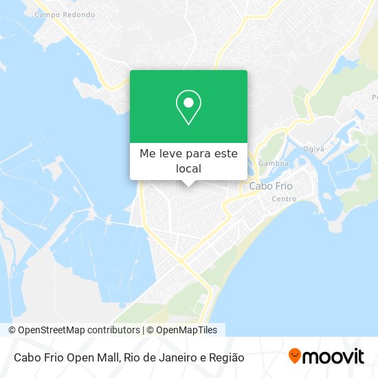 Cabo Frio Open Mall mapa