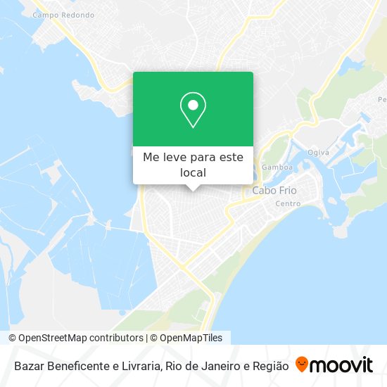 Bazar Beneficente e Livraria mapa