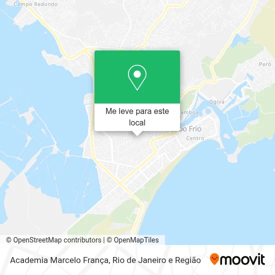 Academia Marcelo França mapa