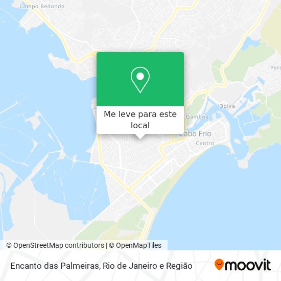 Encanto das Palmeiras mapa
