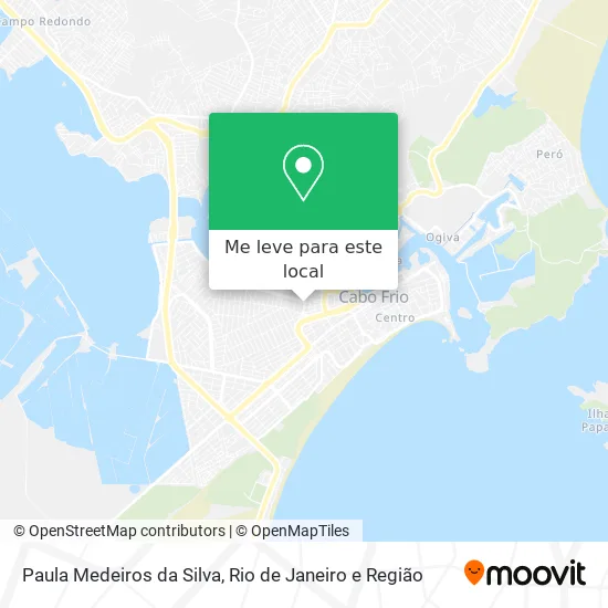 Paula Medeiros da Silva mapa