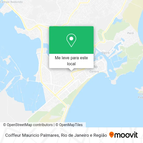 Coiffeur Mauricio Palmares mapa