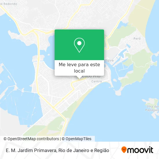 E. M. Jardim Primavera mapa