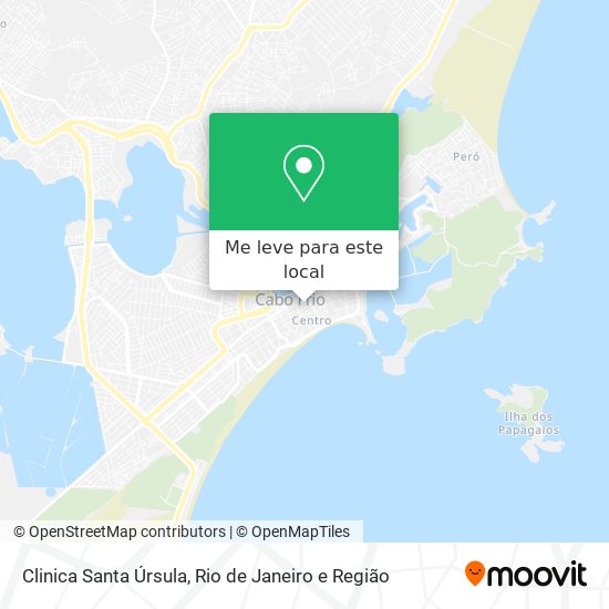 Clinica Santa Úrsula mapa