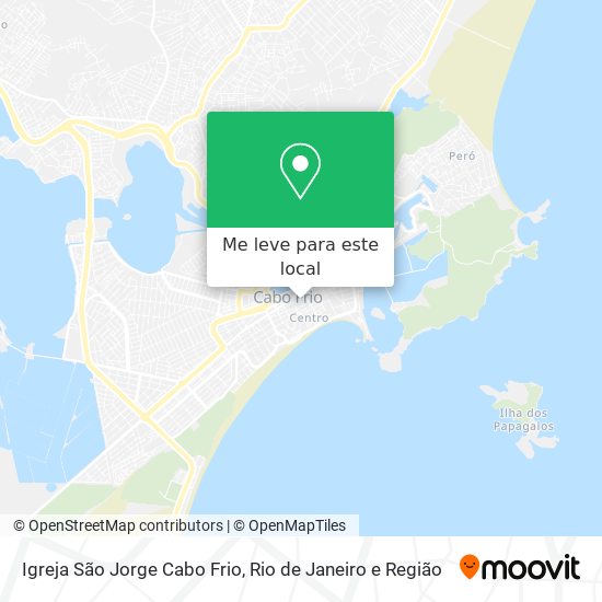 Igreja São Jorge Cabo Frio mapa