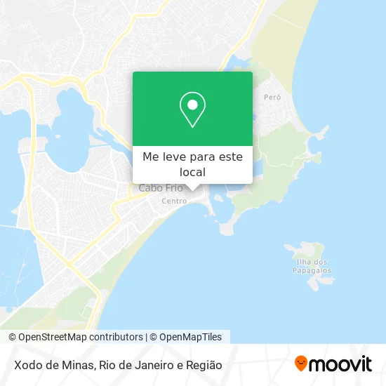 Xodo de Minas mapa