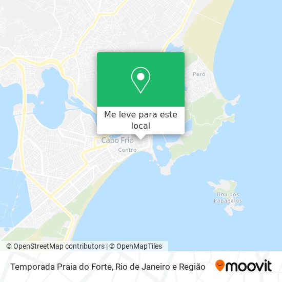 Temporada Praia do Forte mapa