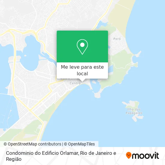 Condominio do Edificio Orlamar mapa