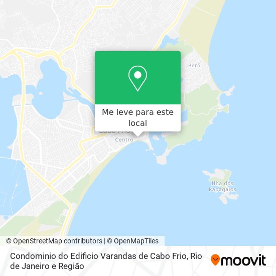 Condominio do Edificio Varandas de Cabo Frio mapa