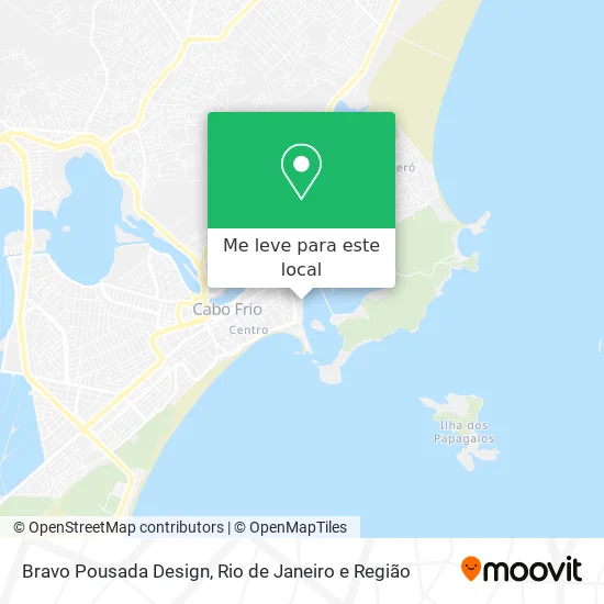 Bravo Pousada Design mapa