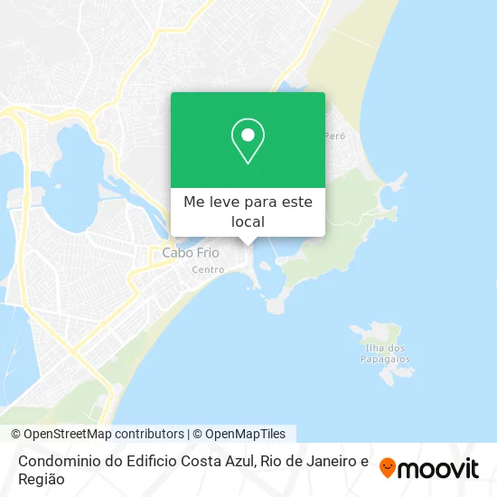 Condominio do Edificio Costa Azul mapa