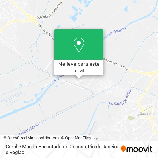 Creche Mundo Encantado da Criança mapa