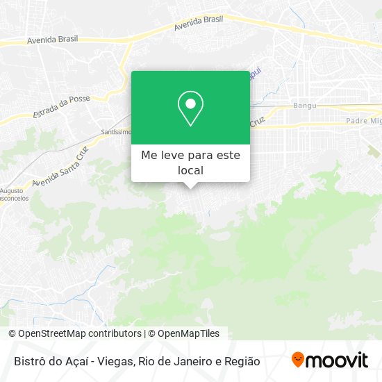 Bistrô do Açaí - Viegas mapa