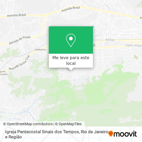 Igreja Pentecostal Sinais dos Tempos mapa