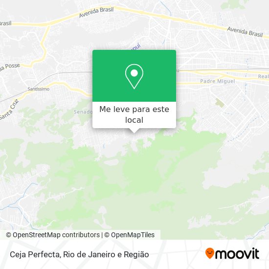 Ceja Perfecta mapa