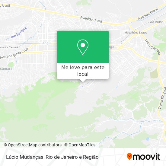Lúcio Mudanças mapa