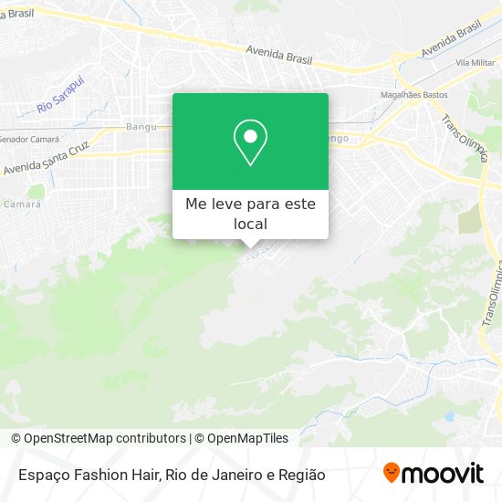 Espaço Fashion Hair mapa