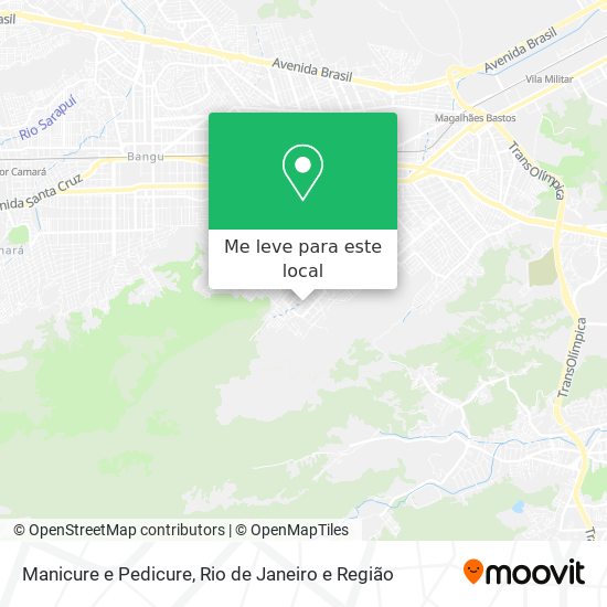 Manicure e Pedicure mapa