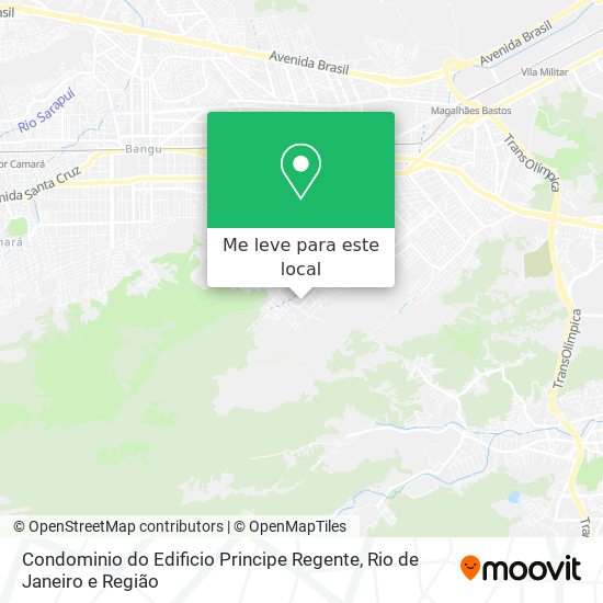 Condominio do Edificio Principe Regente mapa
