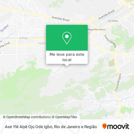 Asé Ylê Aiyê Ojú Odé Igbò mapa