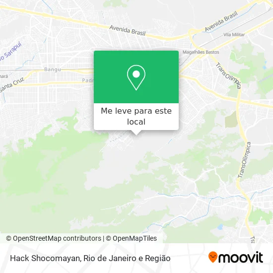 Hack Shocomayan mapa