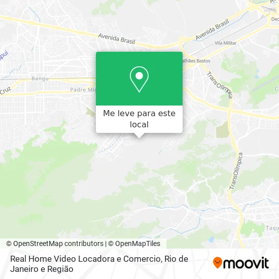 Real Home Video Locadora e Comercio mapa