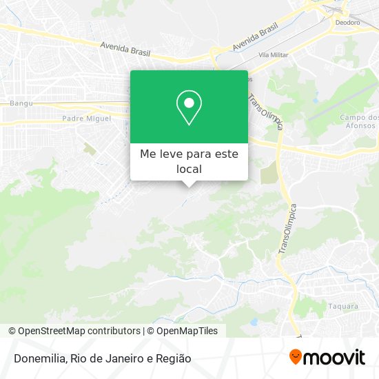 Donemilia mapa