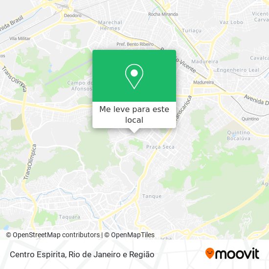 Centro Espirita mapa