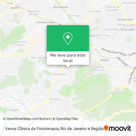 Venus Clinica de Fisioterapia mapa