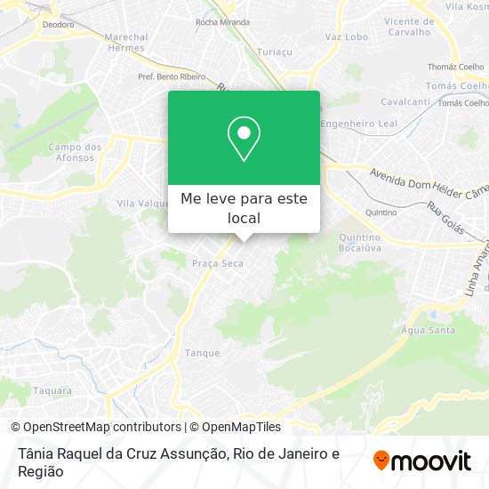 Tânia Raquel da Cruz Assunção mapa