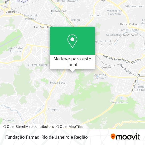 Fundação Famad mapa