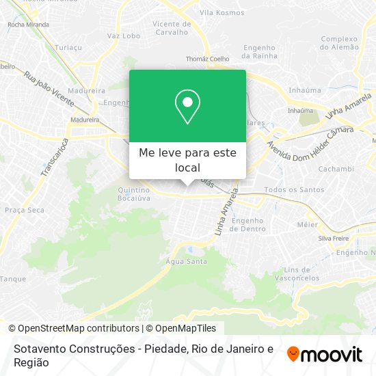 Sotavento Construções - Piedade mapa