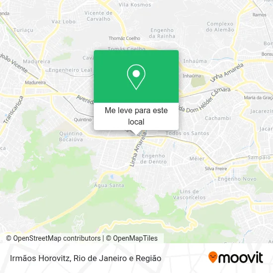 Irmãos Horovitz mapa