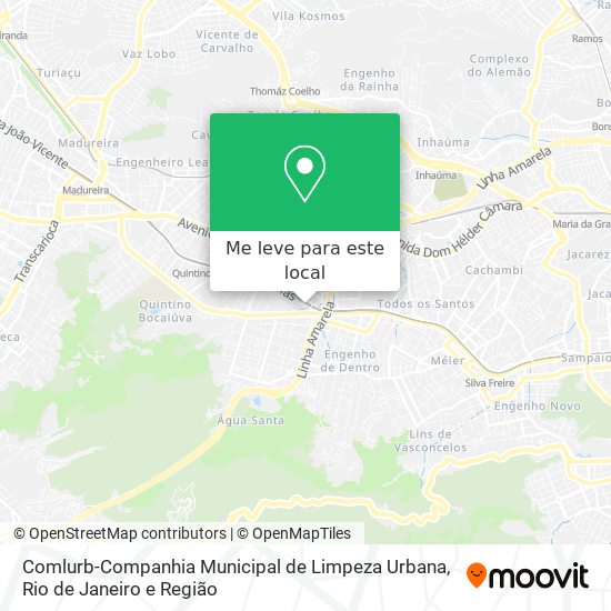 Comlurb-Companhia Municipal de Limpeza Urbana mapa