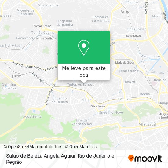 Salao de Beleza Angela Aguiar mapa