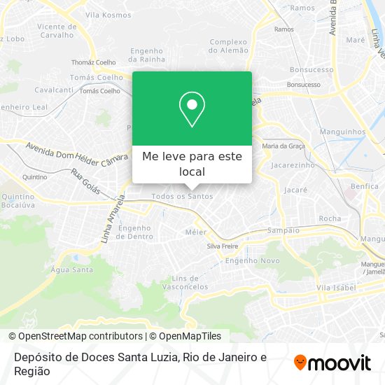 Depósito de Doces Santa Luzia mapa