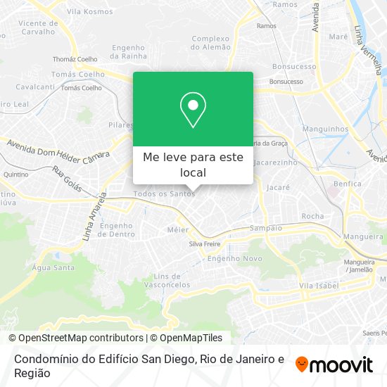 Condomínio do Edifício San Diego mapa
