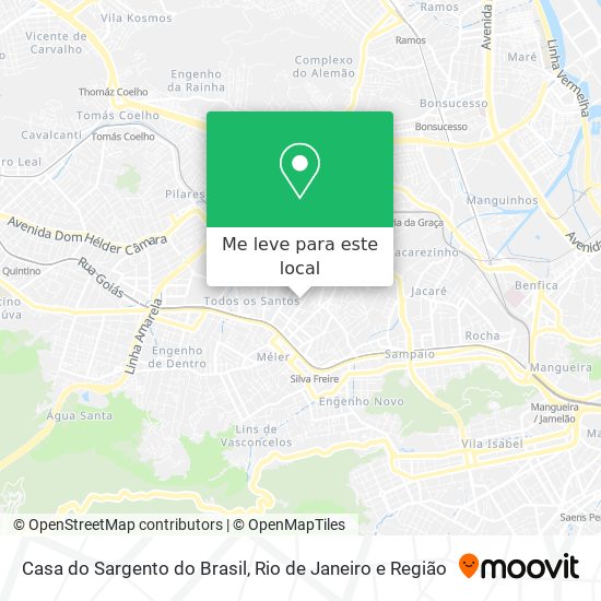 Casa do Sargento do Brasil mapa
