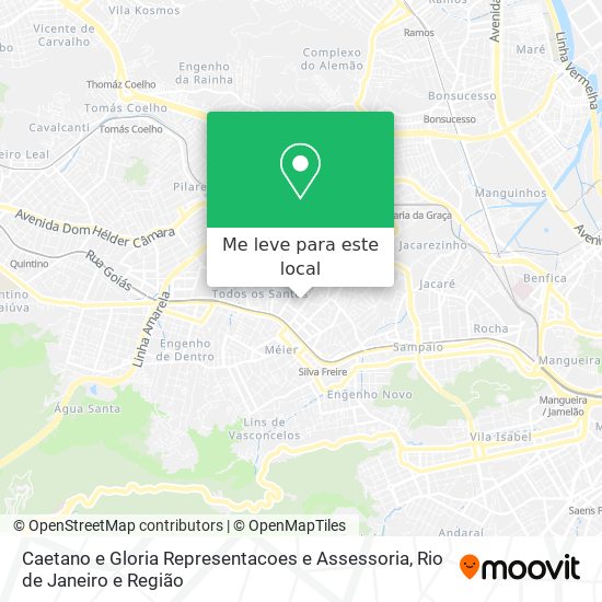 Caetano e Gloria Representacoes e Assessoria mapa