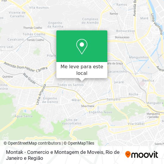 Montak - Comercio e Montagem de Moveis mapa