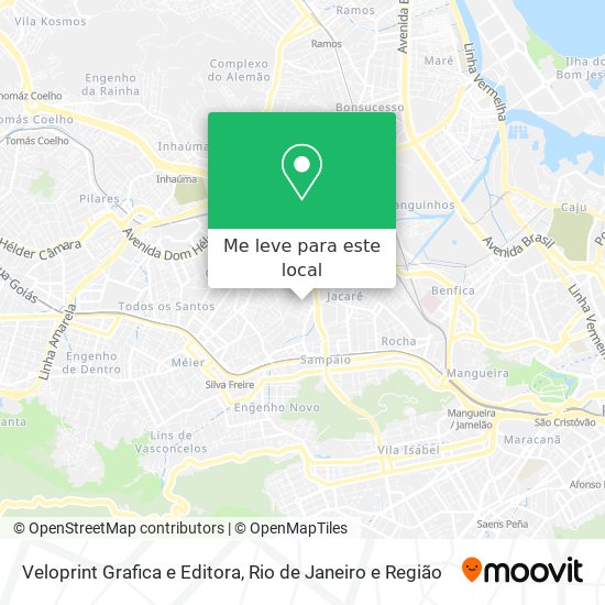 Veloprint Grafica e Editora mapa