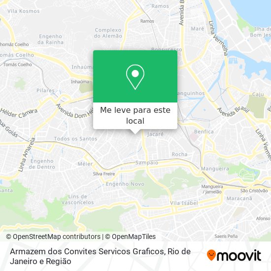 Armazem dos Convites Servicos Graficos mapa